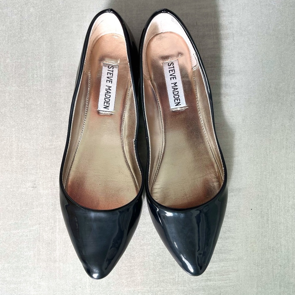Steve Madden Patent Flats Size 6.5